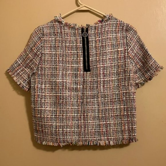 Cute Tweed Cropped Top - Picture 6 of 6